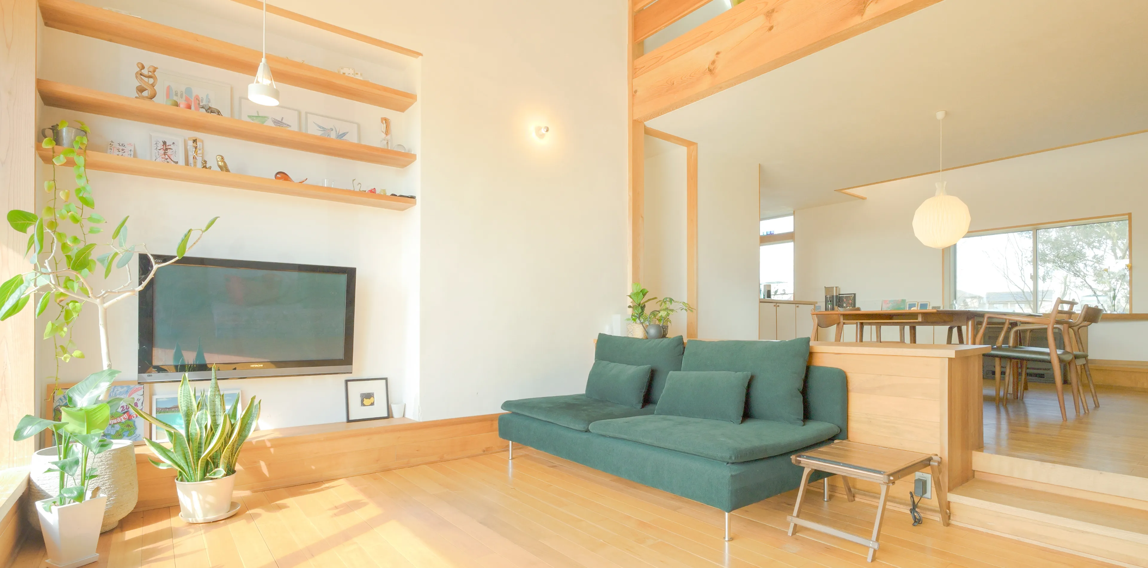 自然素材に包まれた心地よい住まいのイメージ